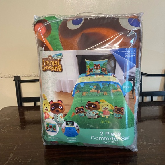 Animal Crossing Comforter and Sham Set, Twin/Full New - Picture 2 of 12